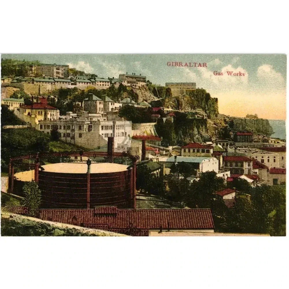 Gas Works Gibraltar Postcard